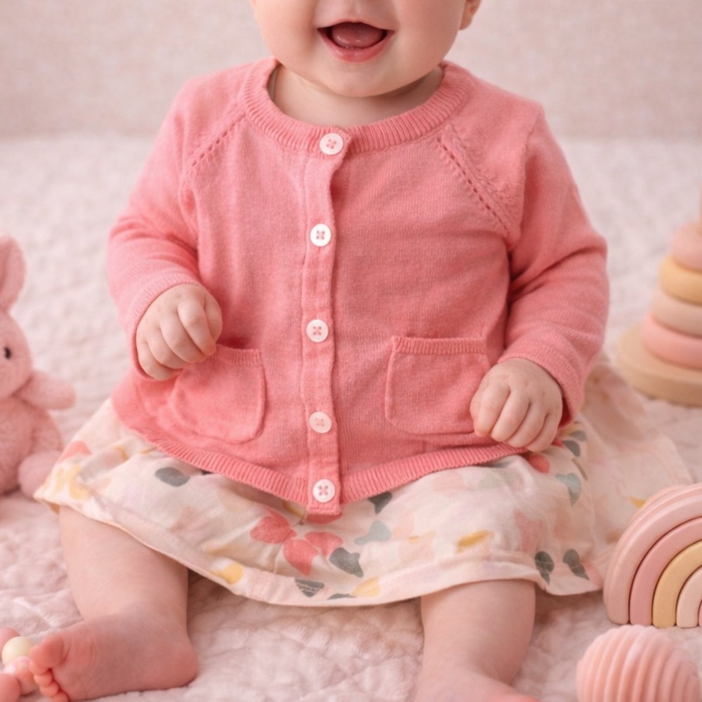 Carter's Pink Baby Cardigan